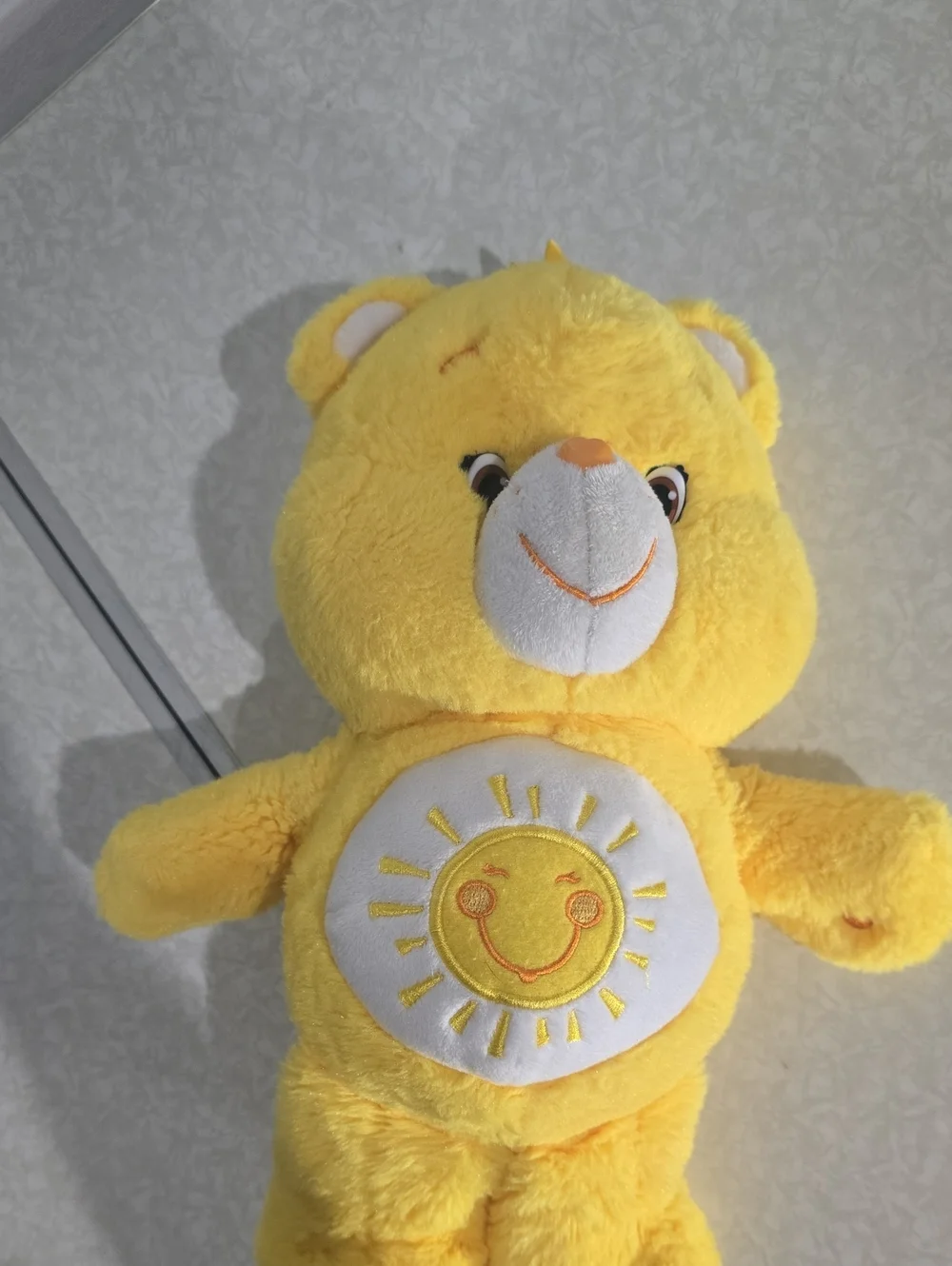 Care Bears Funshine Bear Yellow Sun On Belly  Plush Toy - Soft Kids Toy